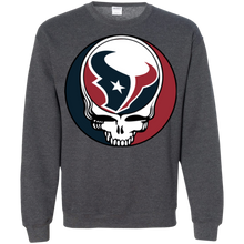 Load image into Gallery viewer, Houston Texans Footballl Grateful Dead Steal Your Face Sweatshirt