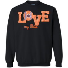 Load image into Gallery viewer, Glitter Love For New York Mets Fans Sweatshirt