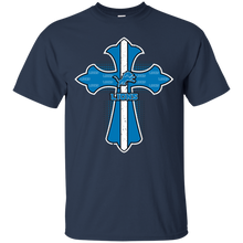Load image into Gallery viewer, Cross Shirt For Jesus And Detroit Lions Fans T - Shirt For Men