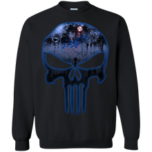 Load image into Gallery viewer, Los Angeles Dodgers Baseball The Punisher Skull Sweatshirt