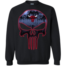 Load image into Gallery viewer, Chicago Bulls Basketball The Punisher Skull Sweatshirt