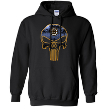 Load image into Gallery viewer, Boston Bruins Hockey The Punisher Skull Hoodie Shirt