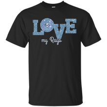 Load image into Gallery viewer, Glitter Love For Tampa Bay Rays Fans T - Shirt For Men