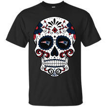 Load image into Gallery viewer, New England Patriots Sugar Skull T - Shirt For Men
