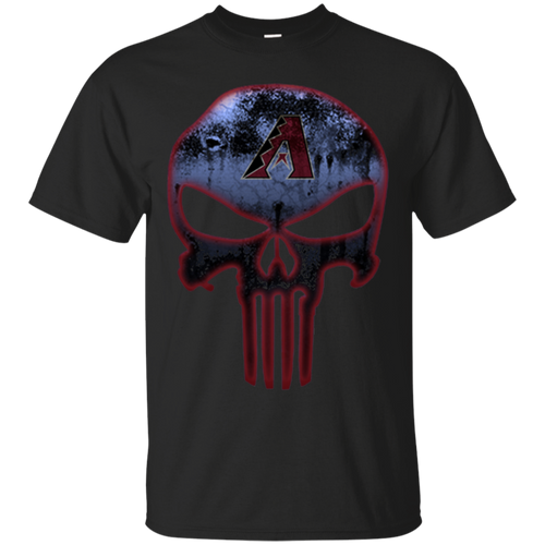 Arizona Diamondbacks Baseball The Punisher T - Shirt For Men