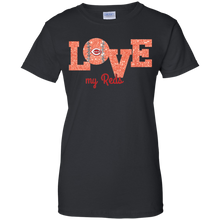 Load image into Gallery viewer, Glitter Love For Cincinnati Reds Fans T-Shirt For Women
