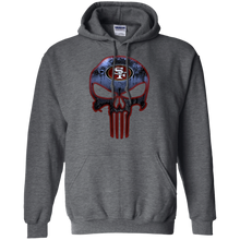 Load image into Gallery viewer, San Francisco 49ers Football The Punisher Skull Hoodie Shirt