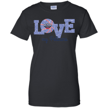 Load image into Gallery viewer, Glitter Love For New Orleans Pelicans Fans T-Shirt For Women