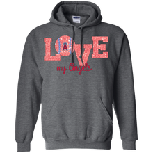 Load image into Gallery viewer, Glitter Love For Los Angeles Angels Fans Hoodie Shirt