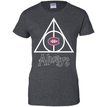 Load image into Gallery viewer, Deathly Hallows For Montreal Canadiens And Harry Potter Fans T-Shirt For Women