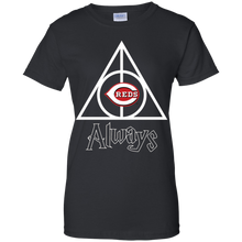 Load image into Gallery viewer, Deathly Hallows For Cincinnati Reds And Harry Potter Fans T-Shirt For Women