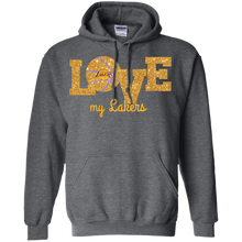 Load image into Gallery viewer, Glitter Love For Los Angeles Lakers Fans Hoodie Shirt