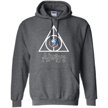 Load image into Gallery viewer, Deathly Hallows For New York Islanders And Harry Potter Fans Hoodie Shirt