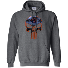 Load image into Gallery viewer, Auburn Tigers Football The Punisher Skull Hoodie Shirt