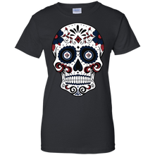Load image into Gallery viewer, Winnipeg Jets Sugar Skull T-Shirt For Women