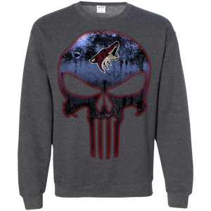 Arizona Coyotes Hockey The Punisher Skull Sweatshirt