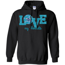 Load image into Gallery viewer, Glitter Love For Charlotte Hornets Fans Hoodie Shirt