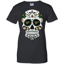 Load image into Gallery viewer, Dallas Stars Sugar Skull T-Shirt For Women