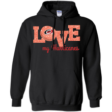 Load image into Gallery viewer, Glitter Love For Carolina Hurricanes Fans Hoodie Shirt