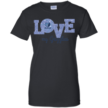 Load image into Gallery viewer, Glitter Love For Memphis Grizzlies Fans T-Shirt For Women