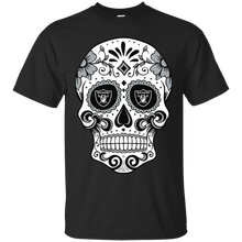 Load image into Gallery viewer, Oakland Raiders Sugar Skull T - Shirt For Men