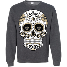 Load image into Gallery viewer, New Orleans Saints Sugar Skull Sweatshirt