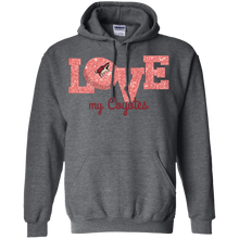 Load image into Gallery viewer, Glitter Love For Arizona Coyotes Fans Hoodie Shirt