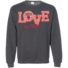 Load image into Gallery viewer, Glitter Love For Chicago Bulls Fans Sweatshirt