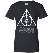 Load image into Gallery viewer, Deathly Hallows For Tampa Bay Rays And Harry Potter Fans T-Shirt For Women
