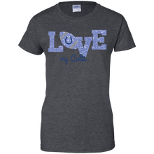 Load image into Gallery viewer, Glitter Love For Indianapolis Colts Fans T-Shirt For Women
