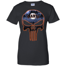 Load image into Gallery viewer, San Francisco Giants Baseball The Punisher Skull T-Shirt For Women