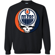 Load image into Gallery viewer, Edmonton Oilers Hockey Grateful Dead Steal Your Face Sweatshirt