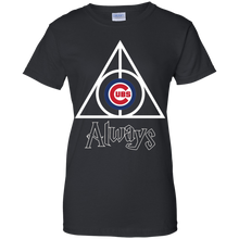 Load image into Gallery viewer, Deathly Hallows For Chicago Cubs And Harry Potter Fans T-Shirt For Women