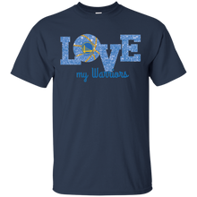 Load image into Gallery viewer, Glitter Love For Golden State Warriors Fans T - Shirt For Men