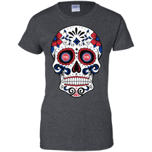 Load image into Gallery viewer, Detroit Pistons Sugar Skull T-Shirt For Women