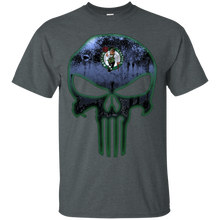 Load image into Gallery viewer, Boston Celtics Basketball The Punisher Skull T - Shirt For Men