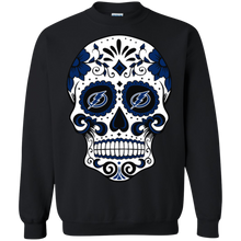 Load image into Gallery viewer, Tampa Bay Lightning Sugar Skull Sweatshirt