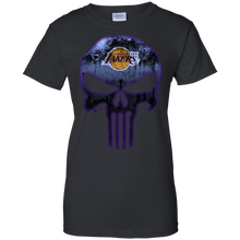 Load image into Gallery viewer, Los Angeles Lakers Basketball The Punisher T-Shirt For Women