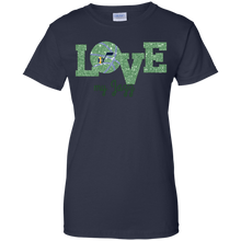 Load image into Gallery viewer, Glitter Love For Utah Jazz Fans T-Shirt For Women