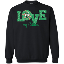 Load image into Gallery viewer, Glitter Love For Boston Celtics Fans Sweatshirt