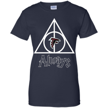 Load image into Gallery viewer, Deathly Hallows For Atlanta Falcons And Harry Potter Fans T-Shirt For Women