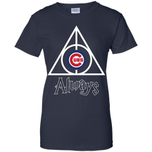 Load image into Gallery viewer, Deathly Hallows For Chicago Cubs And Harry Potter Fans T-Shirt For Women