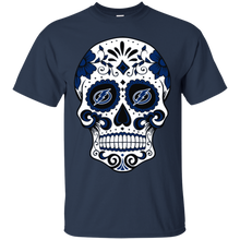 Load image into Gallery viewer, Tampa Bay Lightning Sugar Skull T - Shirt For Men