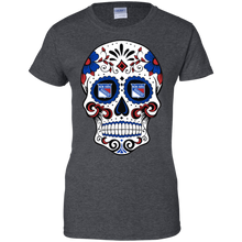 Load image into Gallery viewer, New York Rangers Sugar Skull T-Shirt For Women