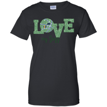 Load image into Gallery viewer, Glitter Love For Utah Jazz Fans T-Shirt For Women
