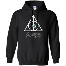 Load image into Gallery viewer, Deathly Hallows For Miami Dolphins And Harry Potter Fans Hoodie Shirt