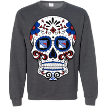 Load image into Gallery viewer, New York Rangers Sugar Skull Sweatshirt