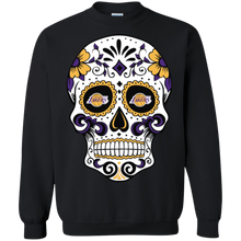 Load image into Gallery viewer, Los Angeles Lakers Sugar Skull Sweatshirt