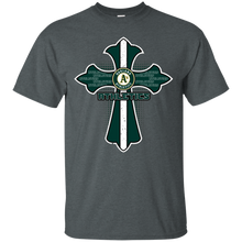 Load image into Gallery viewer, Cross Shirt For Jesus And Oakland Athletics Fans T - Shirt For Men