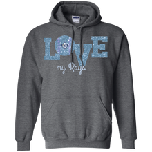 Load image into Gallery viewer, Glitter Love For Tampa Bay Rays Fans Hoodie Shirt